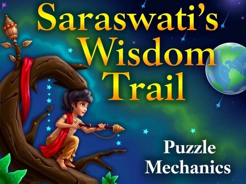 Solving cultural puzzles in the game Saraswati S Wisdom Trail Puzzle Mechanics